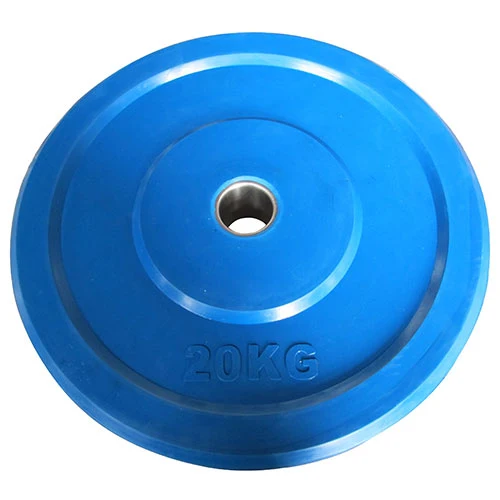 Disque Caoutchouc Olympique 20kg Bleu