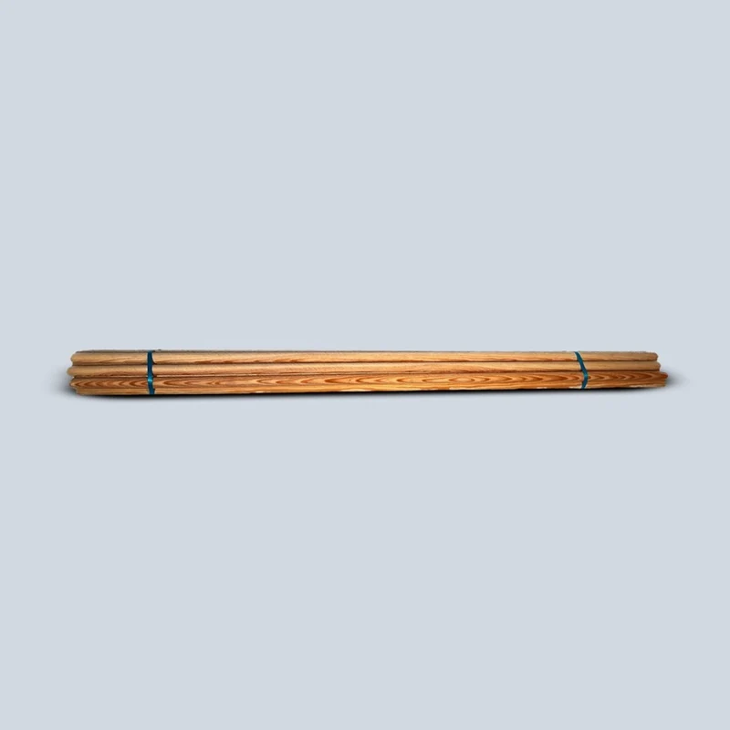 Lot de 10 barres en bois 140 cm