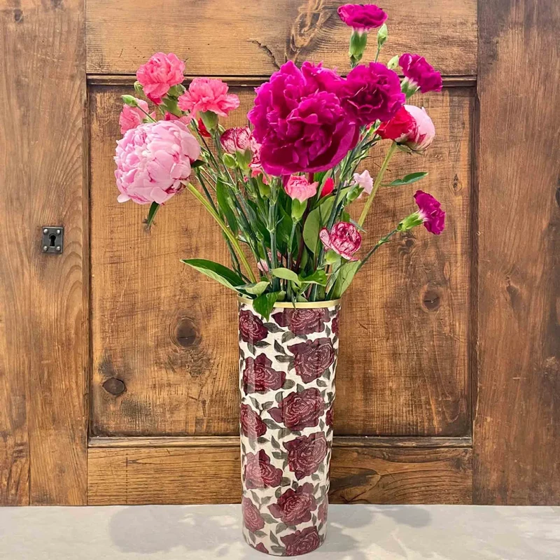 Vase rose