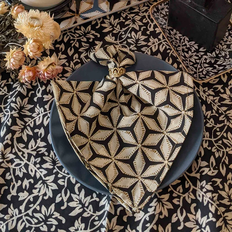 Serviette étoile
