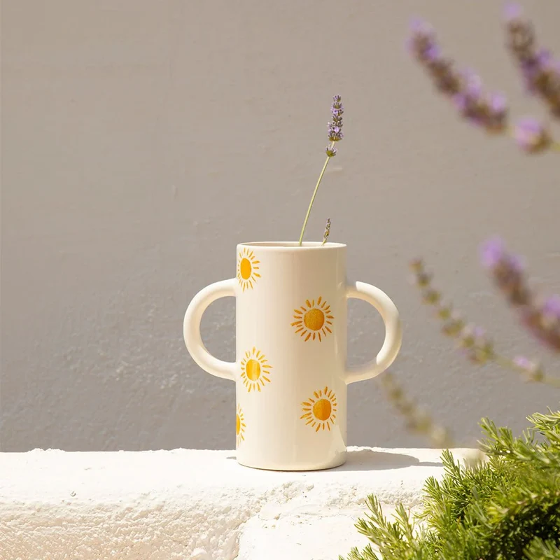 Vase oreille soleil