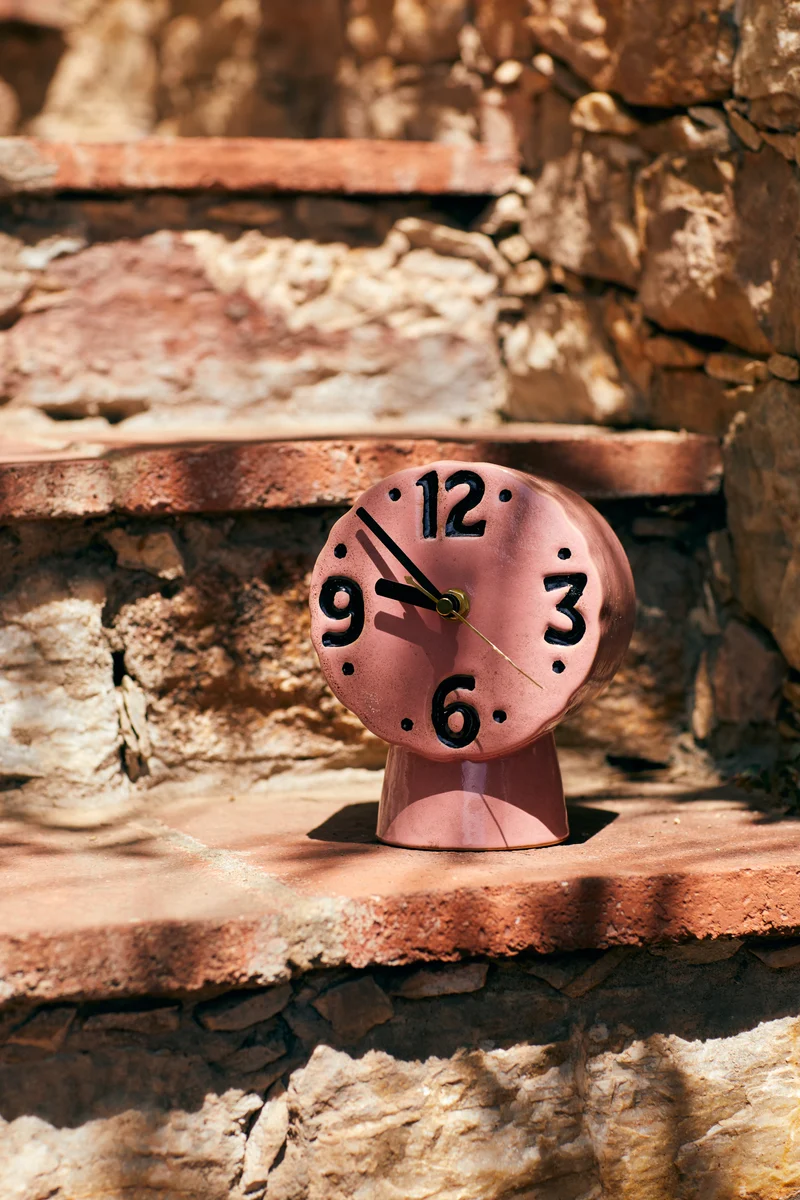 Horloge rose