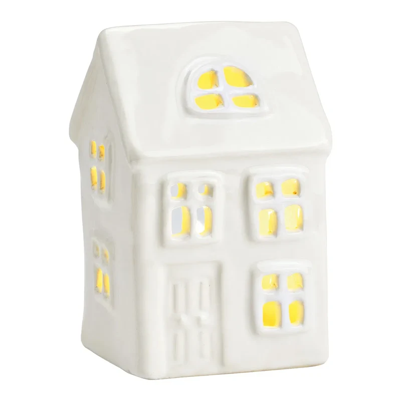 Maison photophore blanche
