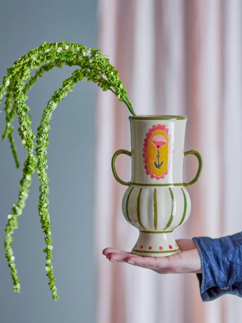 Vase oreille vert