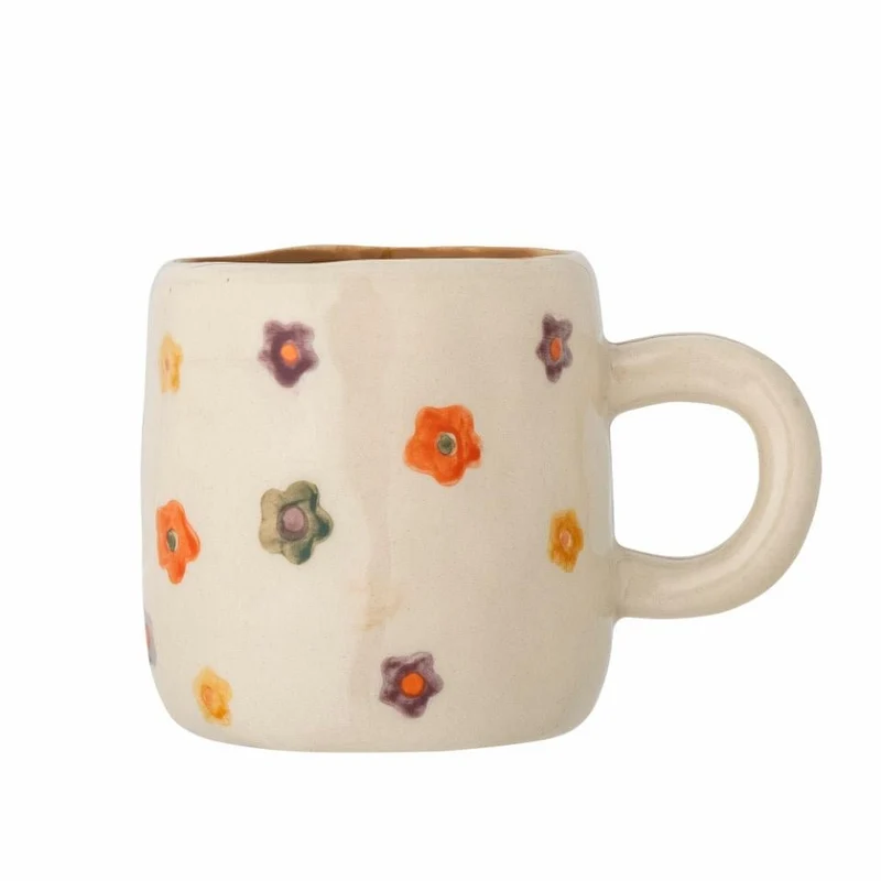 Mini tasse fleur blanc