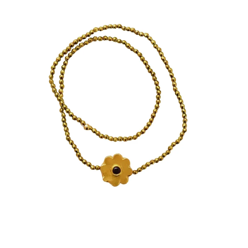 Bracelet double rang doré