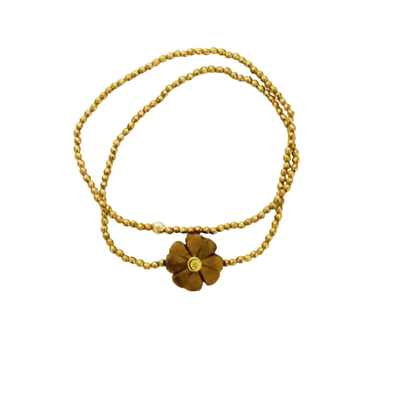 Bracelet double rang oeil de tigre