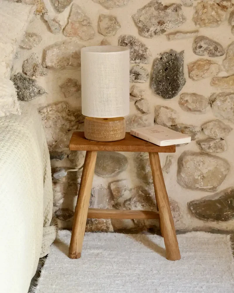 Lampe cylindre ambre S