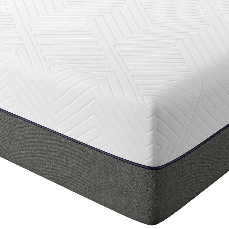Doubleslee King Mattress, 12" Gel Memory Foam Mattress King Size, Innerspring Hybrid Mattress in a Box - Double-Sided Use.