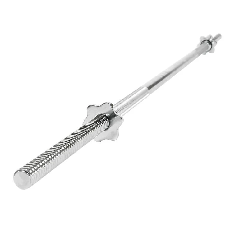 Barre de musculation chromée Spin-Lock YORK avec colliers Spin-Lock