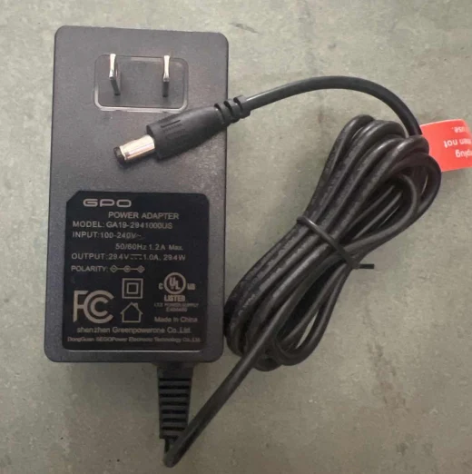 Chargeur pour trottinette enfant 29,4 V 1 A, compatible avec S7