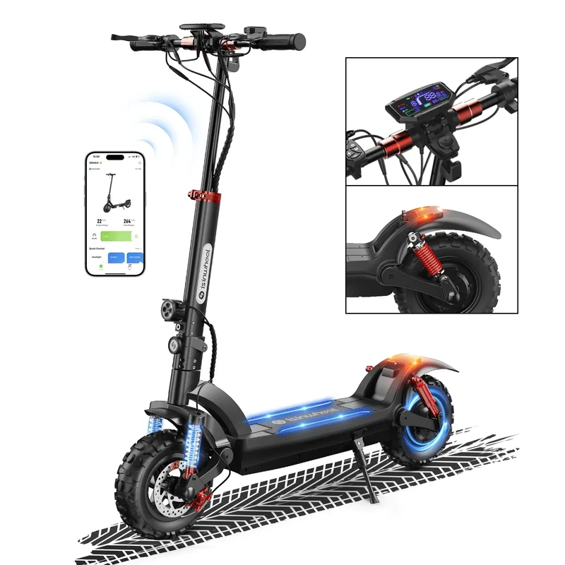 isinwheel GT2 Trottinette électrique tout-terrain 1200W