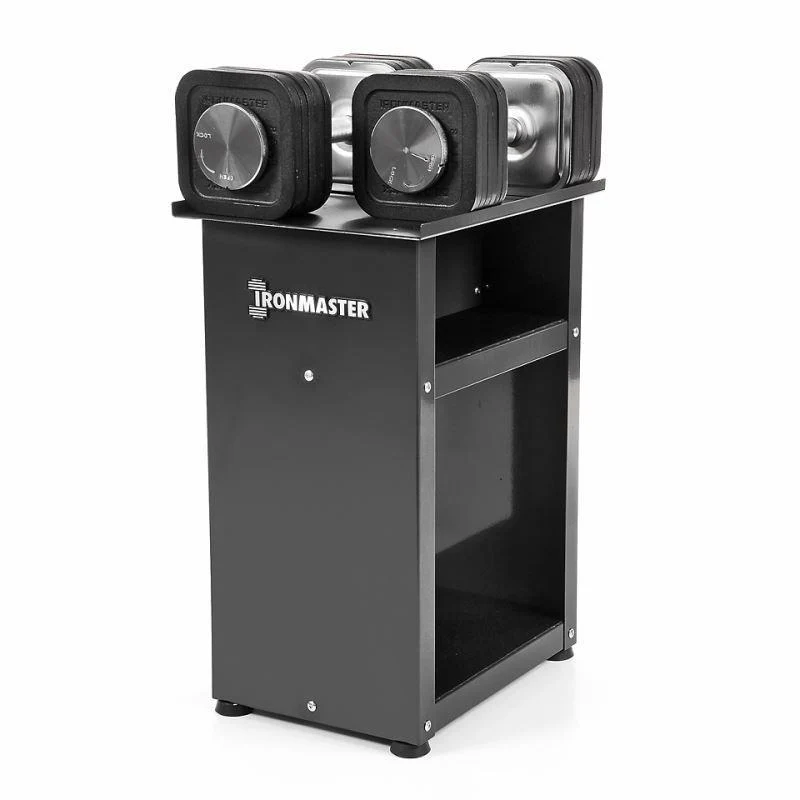 IRONMASTER Système DUMBBELL ajustable à verrouillage rapide, set de 75 livres