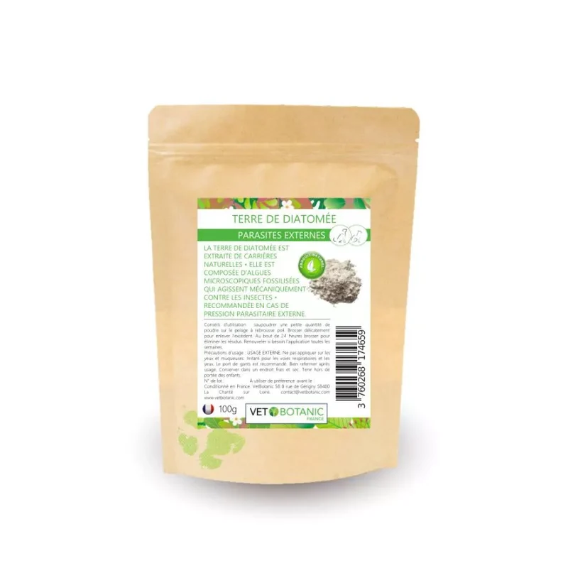 TERRE DE DIATOMÉE – Parasites externes chiens et chats