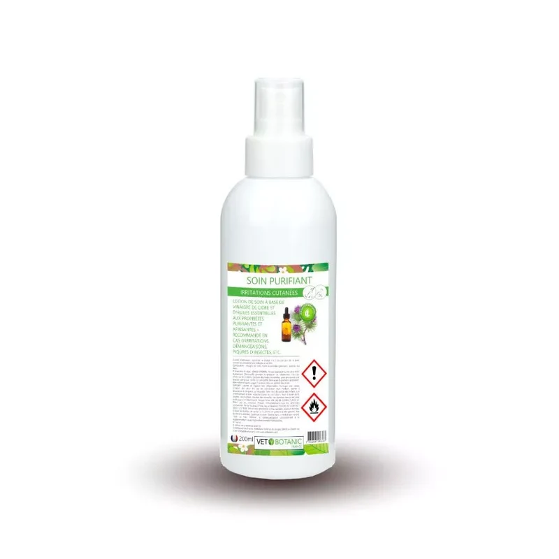 SOIN PURIFIANT – Irritations cutanées chiens et chats