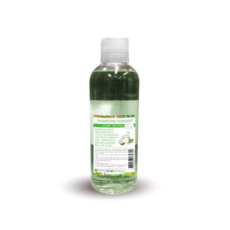 SHAMPOING PURIFIANT – Hygiène et toilettage du chien et du chat
