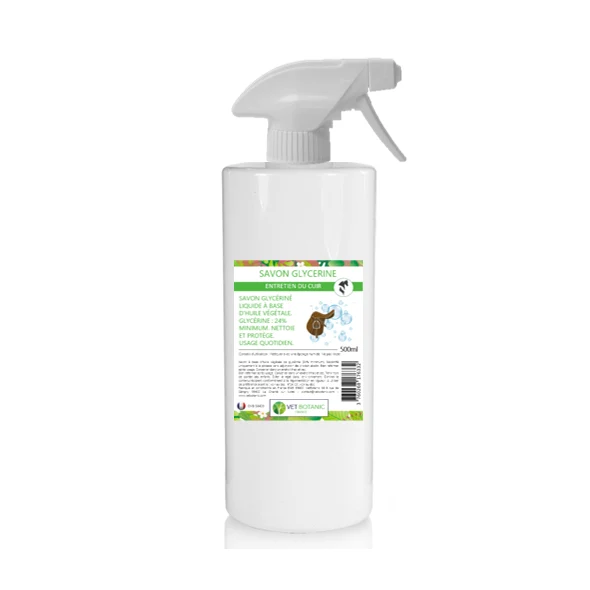 SAVON GLYCERINE LIQUIDE – Nettoie et protège le cuir