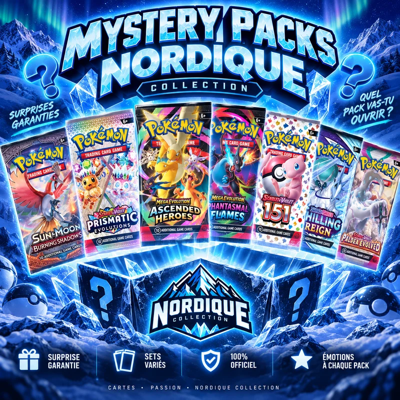 NORDIQUE PACKS POKÉMON PAQUET