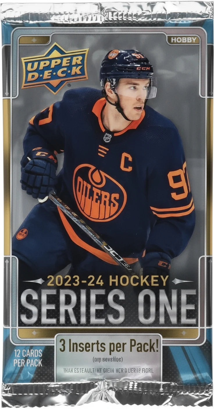 HOCKEY UPPER DECK – SERIES 1 2023-2024 – PAQUET HOBBY (1) (Anglais)