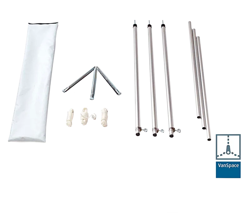 VanSpace Aufstell-Stangen aus Aluminium