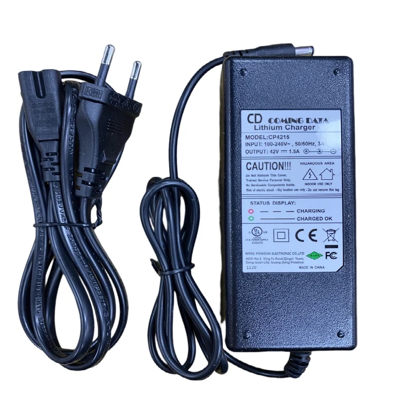 Chargeur avec adaptateur pour trottinette électrique S9/S9pro