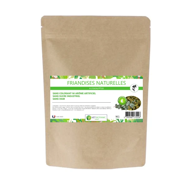 FRIANDISES NATURELLES POUR CHEVAL – A l’eucalyptus et sans céréales