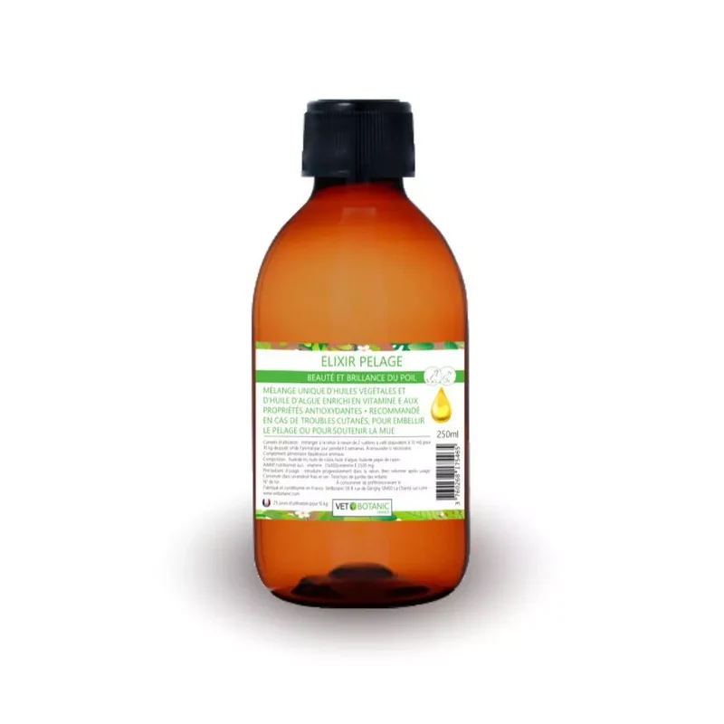 ELIXIR PELAGE – Beauté et brillance du poil du chien et du chat