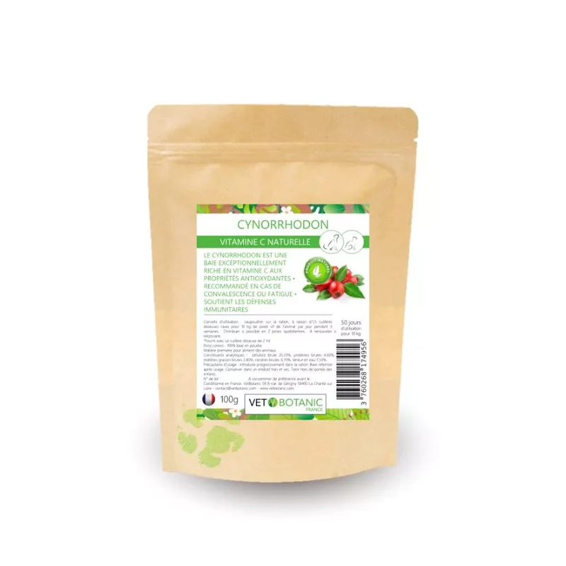 CYNORRHODON – Vitamine C naturelle pour le chien et le chat