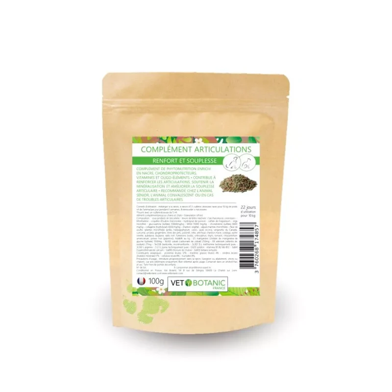 COMPLEMENT ARTICULATIONS – Renfort et souplesse chiens et chats