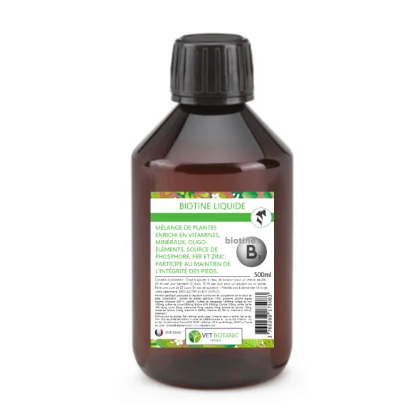 BIOTINE LIQUIDE – Protection et renforcement des sabots
