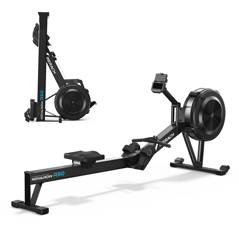 NovaRow R50 Pro Air Rowing Machine with Upgraded Backlit Monitor