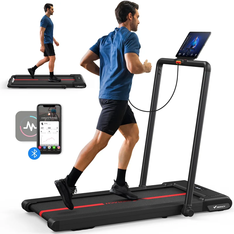 T05 Walking Pad 2 in 1 Folding Under Desk Treadmill For Home Use