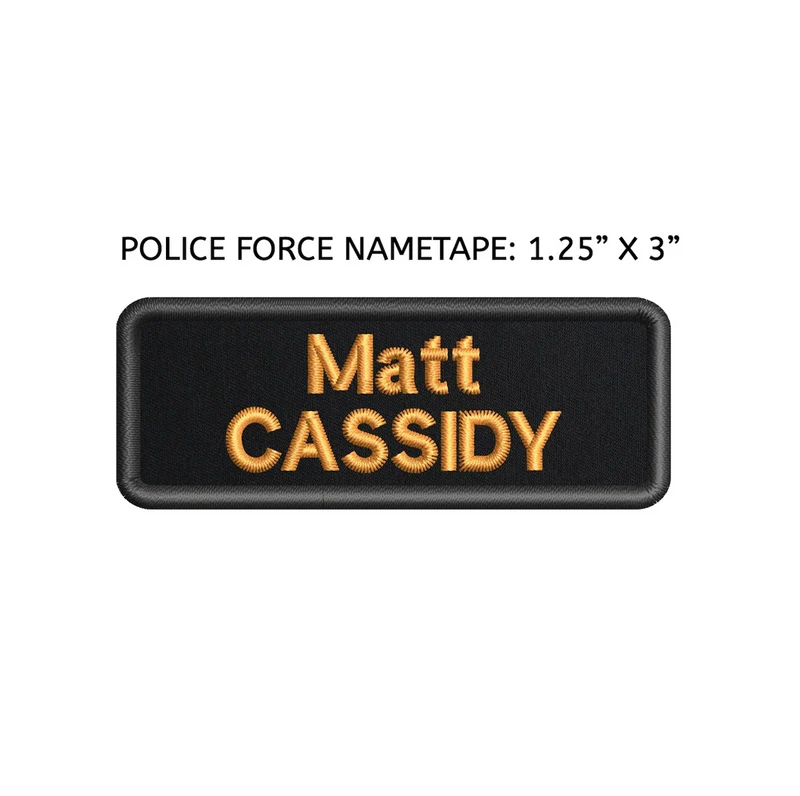 Patch personnalisé - Police