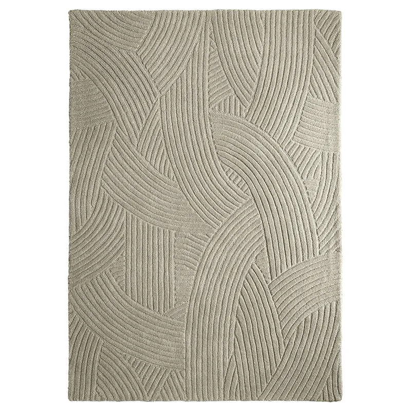 Tapis beige uni Canopée