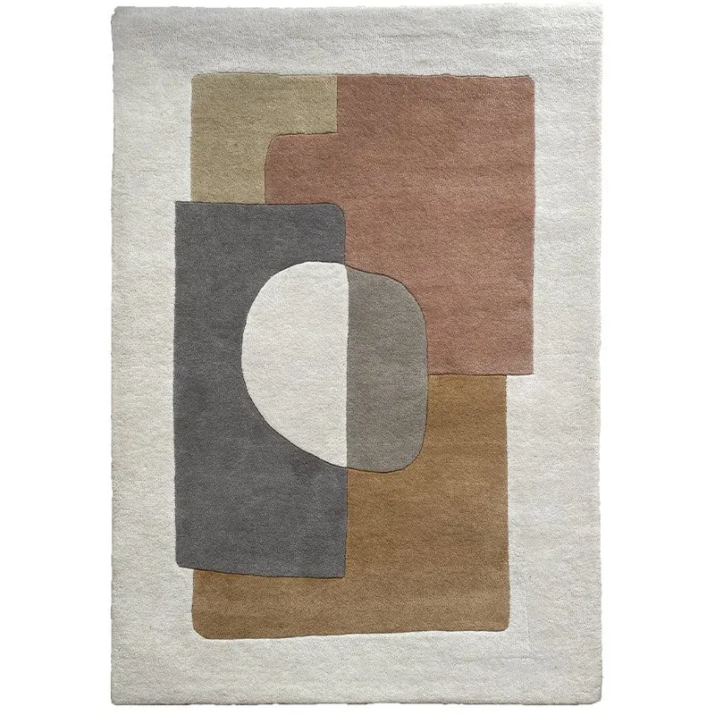 Tapis corail Bauhaus