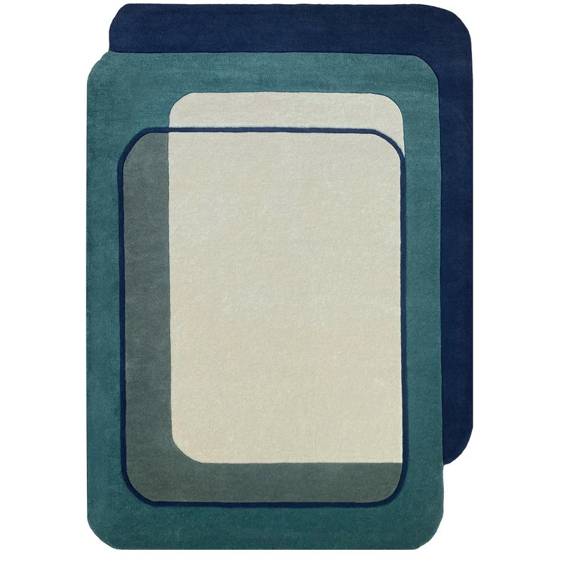 Tapis bleu Echo