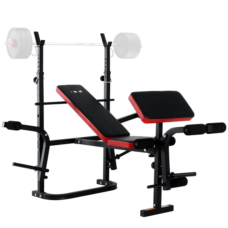 Banc Musculation Complet SYNERFIT, Pliable&Inclinable, Developper Coucher, Multifonction Réglable modèle ISE-FIT