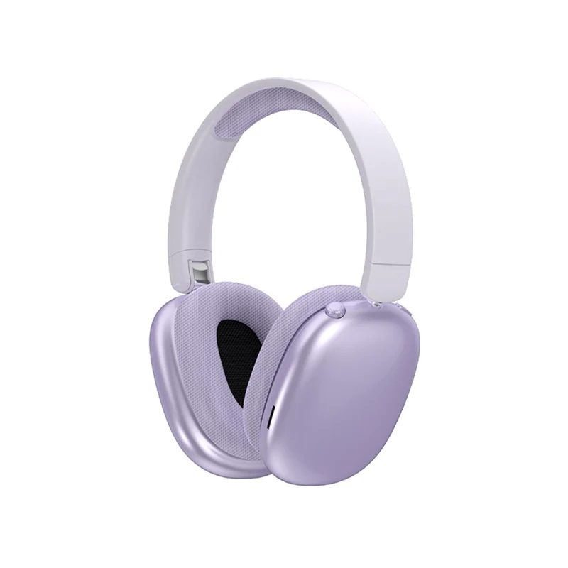 Casque Audio sans Fil édition FUNKY à réduction Active du Bruit, Version Bluetooth 5.4 , Design Pliable léger, Oreillettes Confortables avec Basses Profondes, avec Micro couleur violet