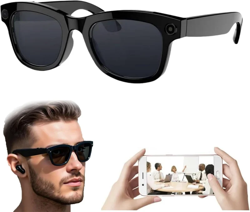 Lunettes intelligentes multifonctions NASA édition . FUSION transmission Wi-Fi, Bluetooth Microphone Et Haut-Parleur Intégré