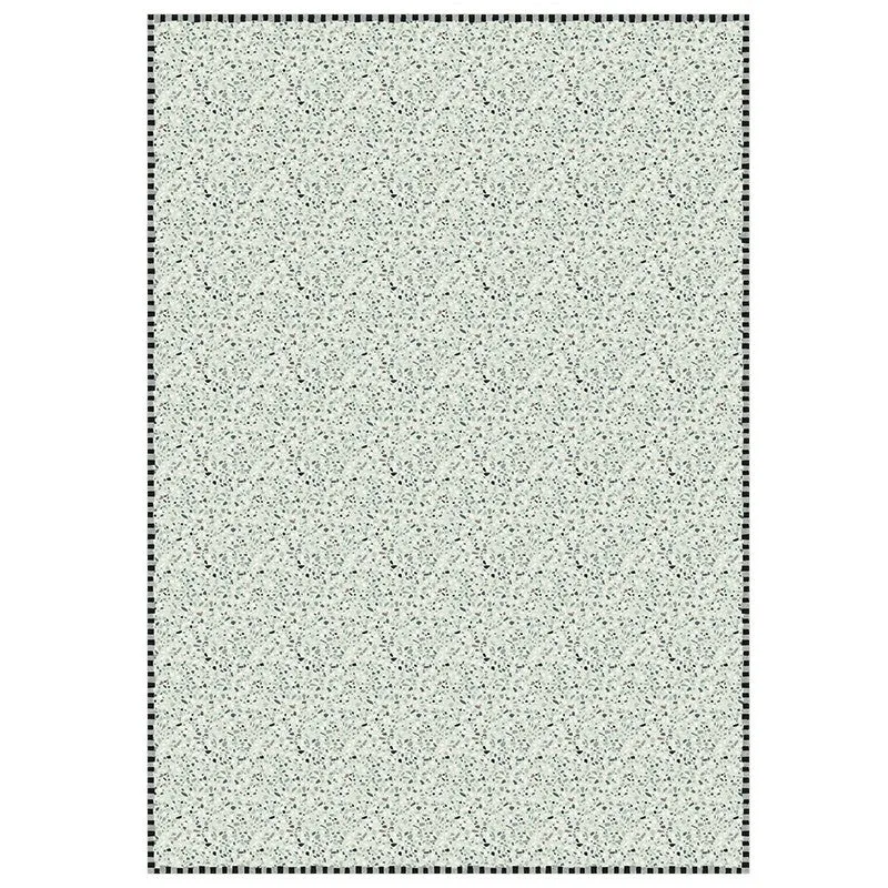 Tapis vinyle Terrazzo vert pastel