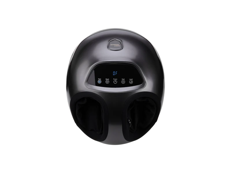 SYNERFIT Appareil de massage des pieds avec fonction chauffante et compression d'air à commande tactile - Modèle Jacuzzi colorie Noir