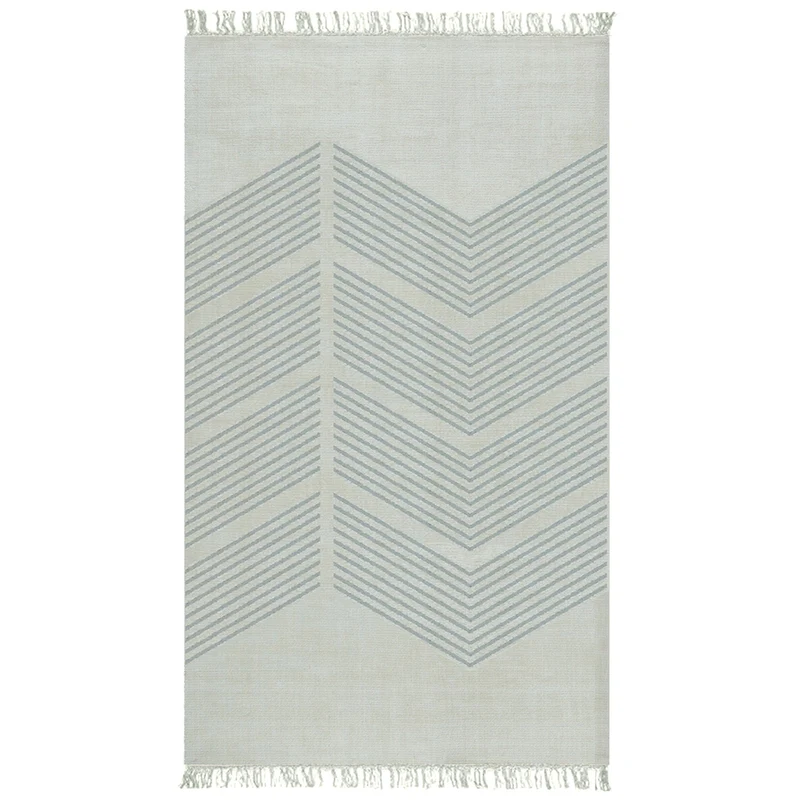 Tapis de couloir - Zigzag gris