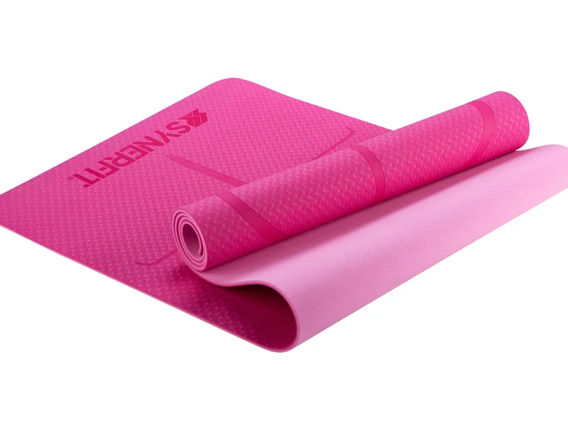 Tapis de Yoga antidérapant - Modèle Zenith edition 2024-en caoutchouc naturel colorie Rose