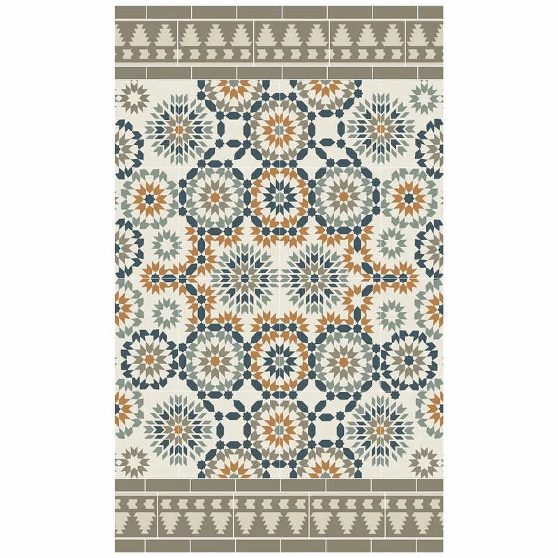 Tapis vinyle Tanger beige