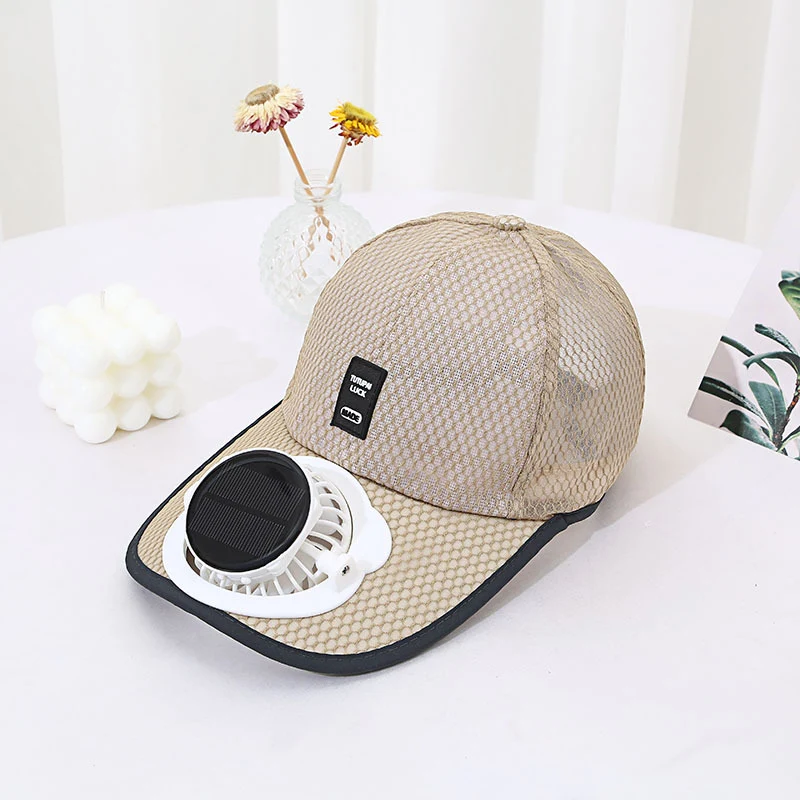 Casquette Solaire avec Ventilateur Intégré Anti-UV