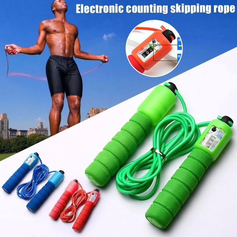 Corde à Sauter Réglable avec Compteur