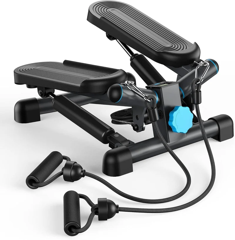 Stepper Homefit TwistStep – Mouvement de Torsion – Résistance Réglable – Écran LCD – Bandes Incluses – 150 kg