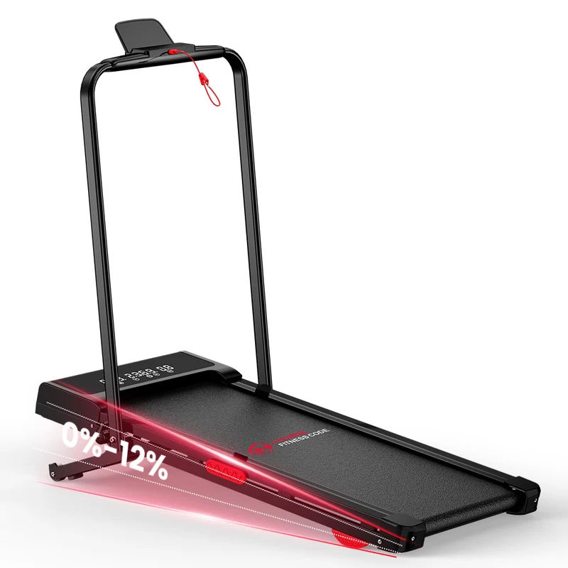 Tapis de Course Pliant Y3 avec Moteur sans Balais, Inclinaison Automatique de 12 %