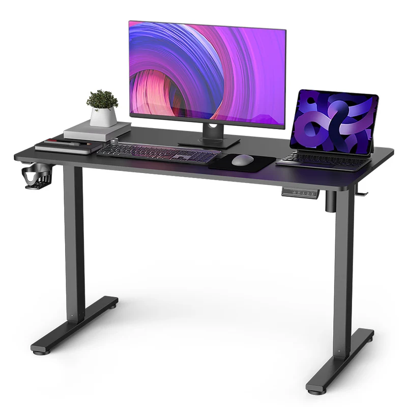 Bureau Électrique Debout Réglable en Hauteur, 120x60cm