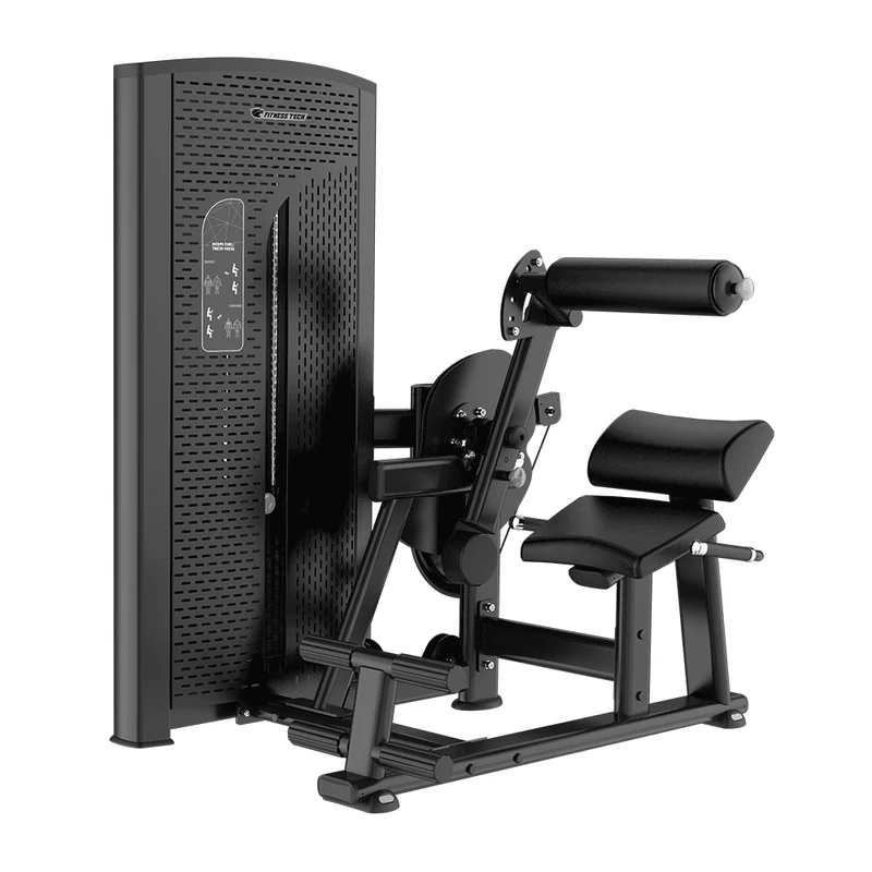 Crunch Abdominal et Extension Lombaire | Machine sélectorisée double - Pro Series